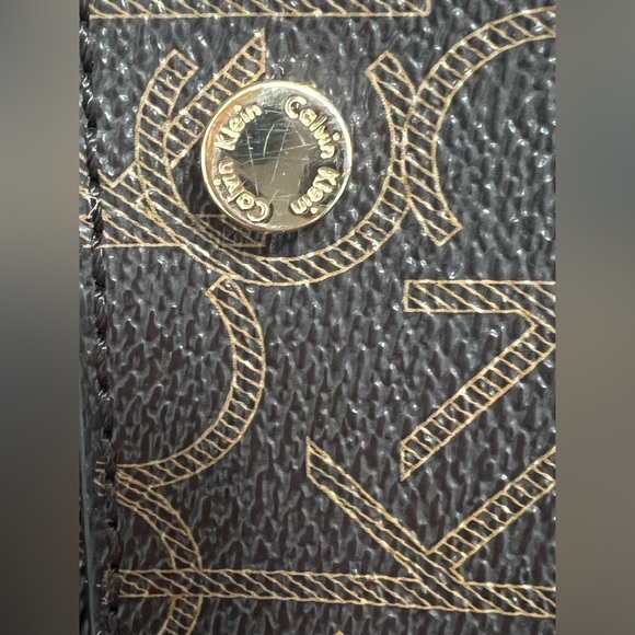 Calvin Klein Brown Monogram Satchel - Picture 13 of 13